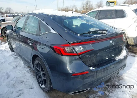 2024 Honda Civic Sport Touring из США, поврежденный, VIN 19XFL1H87RE030487